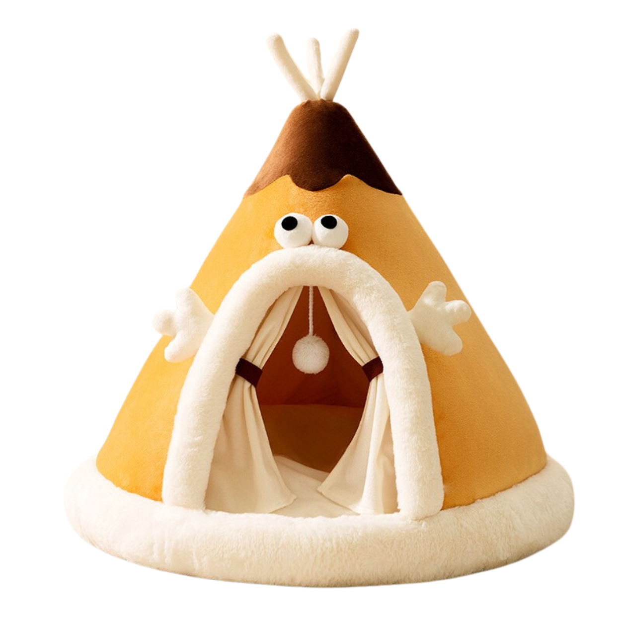 Cozy Tent-Shaped Cat Shelter