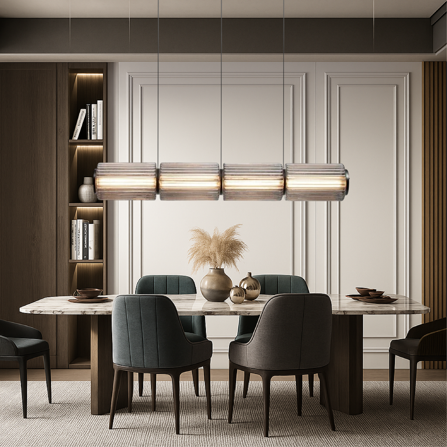 Elegant Glass Hanging Light LED