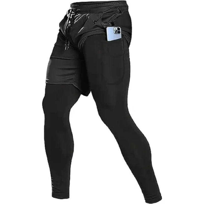 Double-Layer Waterproof and Comfortable Running Pants