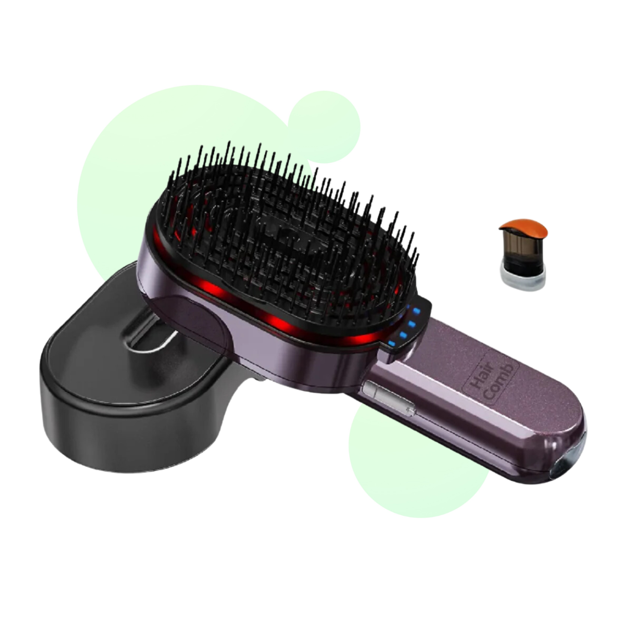 Peigne à Huile pour Cheveux avec Massage et Appli 4 en 1 - Marcherelle