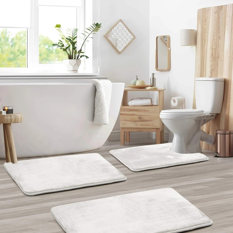 Soft and Non-Slip Memory Foam Bath Mat