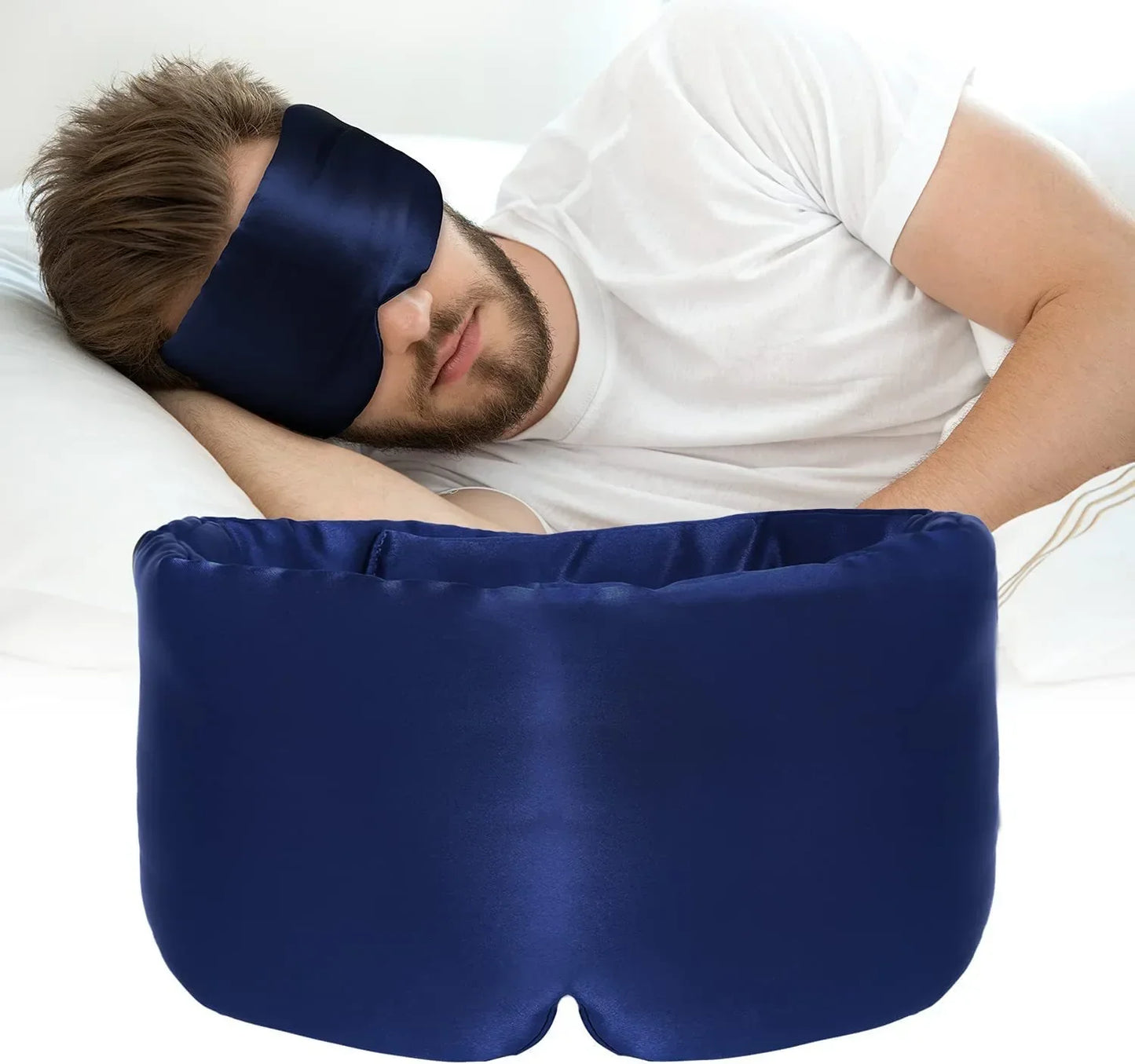 Soft Lavender Silk Night Mask