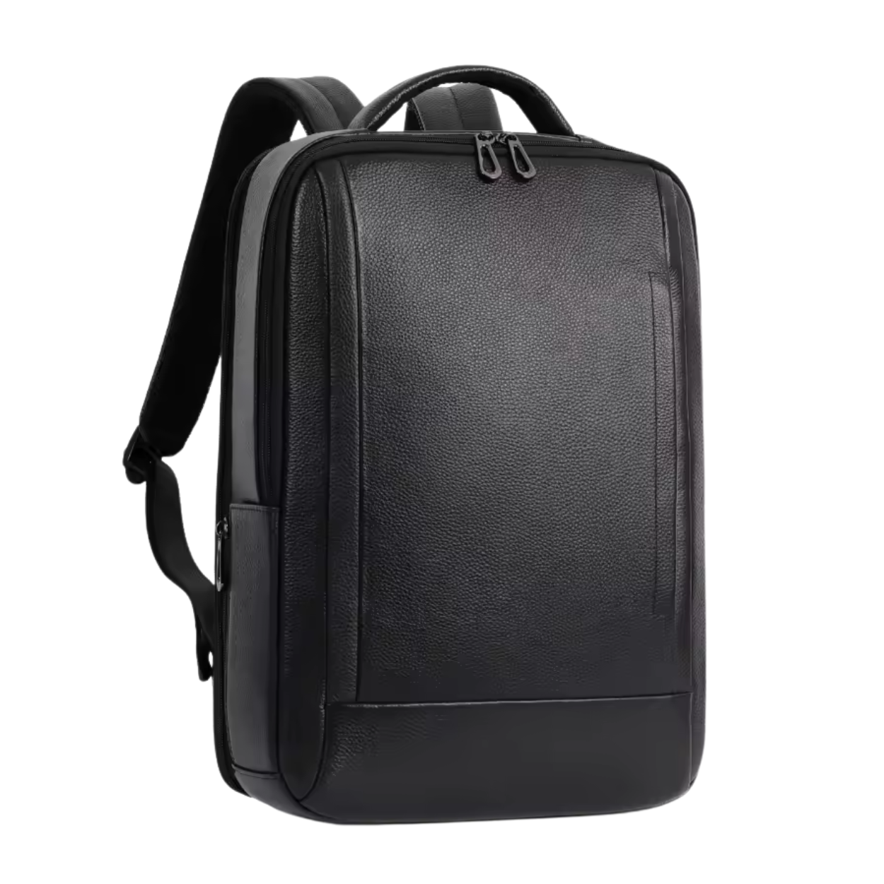 Retro Leather Laptop Backpack with USB Port