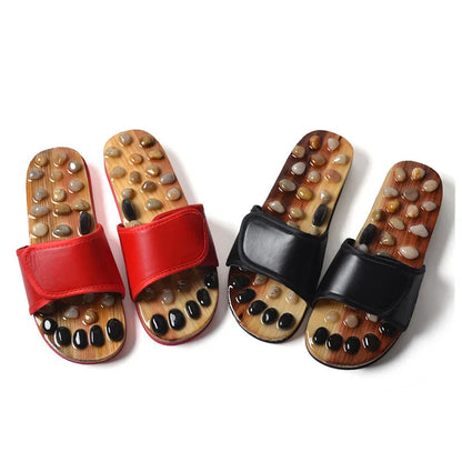 Foot Massage Sandals with River Stones