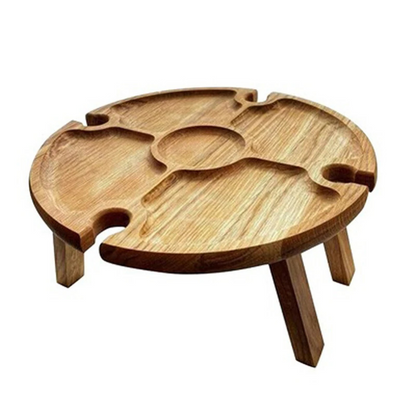 Elegant Design Wooden Snack Table