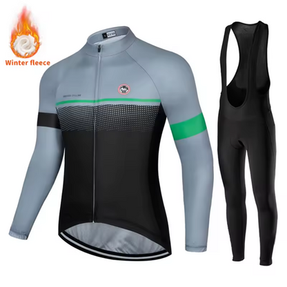 Warm and Lightweight Winter Cycling Suit