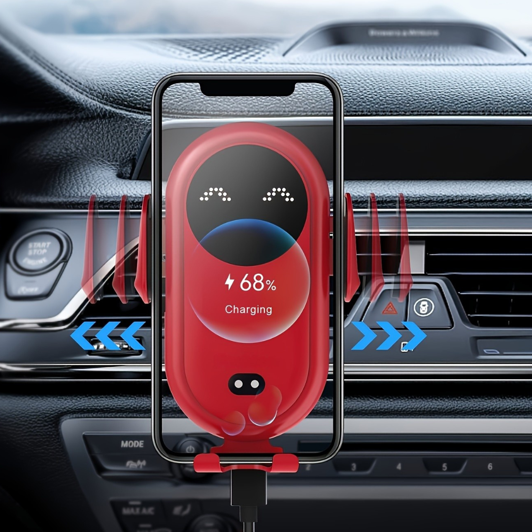 Support Téléphone Voiture Intelligent avec Prise Automatique - Foivo