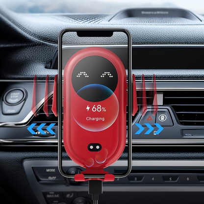Support Téléphone Voiture Intelligent avec Prise Automatique - Foivo