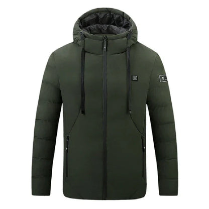 Electric Heated Jacket with 4 Adjustable Heat Zones