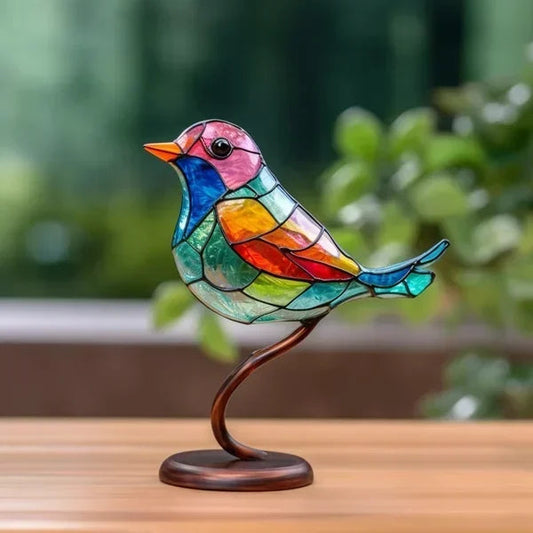 Lampe de Table en Verre Coloré Élégante - Foivo