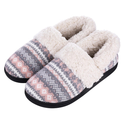 Soft and warm plush house slippers