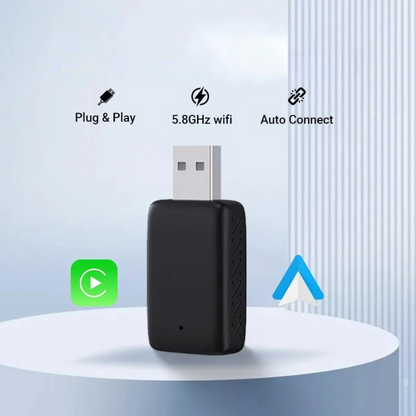 Compact and Convenient Wireless USB CarPlay Adapter