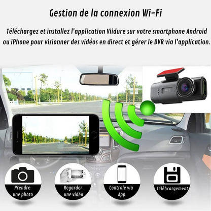 4K Full HD Car Camera with Continuous Recording