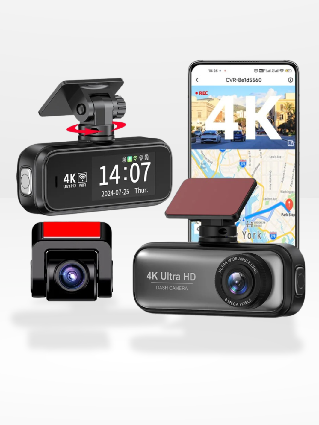 4K Wi-Fi Surveillance Camera with Recording