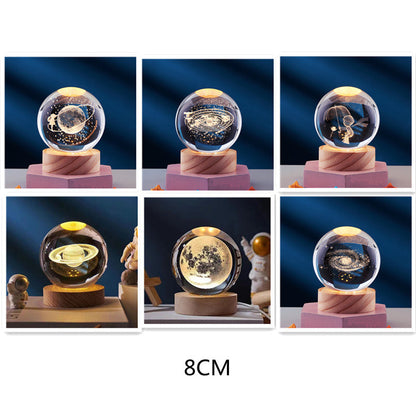 Elegant Crystal Night Lamp
