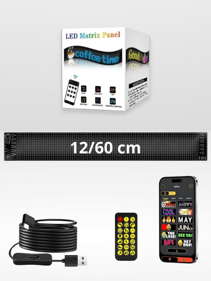 Customizable and Adjustable Car LED Panel