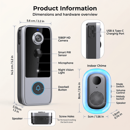 Transform Your Home Safety with Marcherelle Camera Doorbell Without Subscription