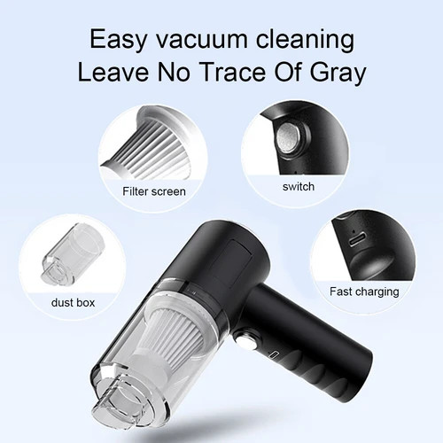 Marcherelle™ – Cordless Car Vacuum Cleaner 120w Lightweight and Versatile