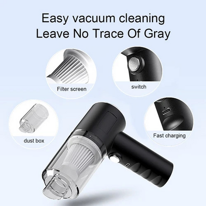 Marcherelle™ – Cordless Car Vacuum Cleaner 120w Lightweight and Versatile