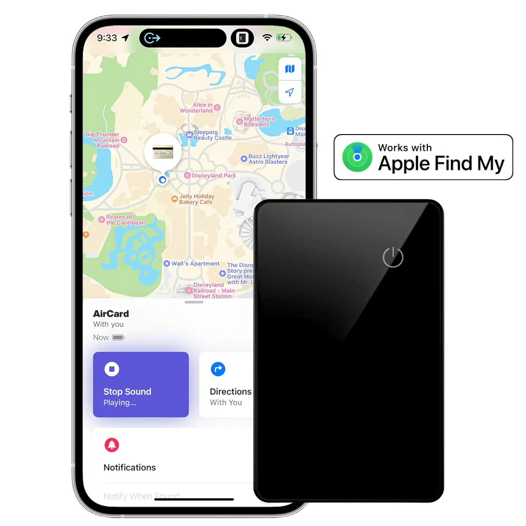 Marcherelle™ – Ultra-thin Wallet Tracking Card for Easy Location