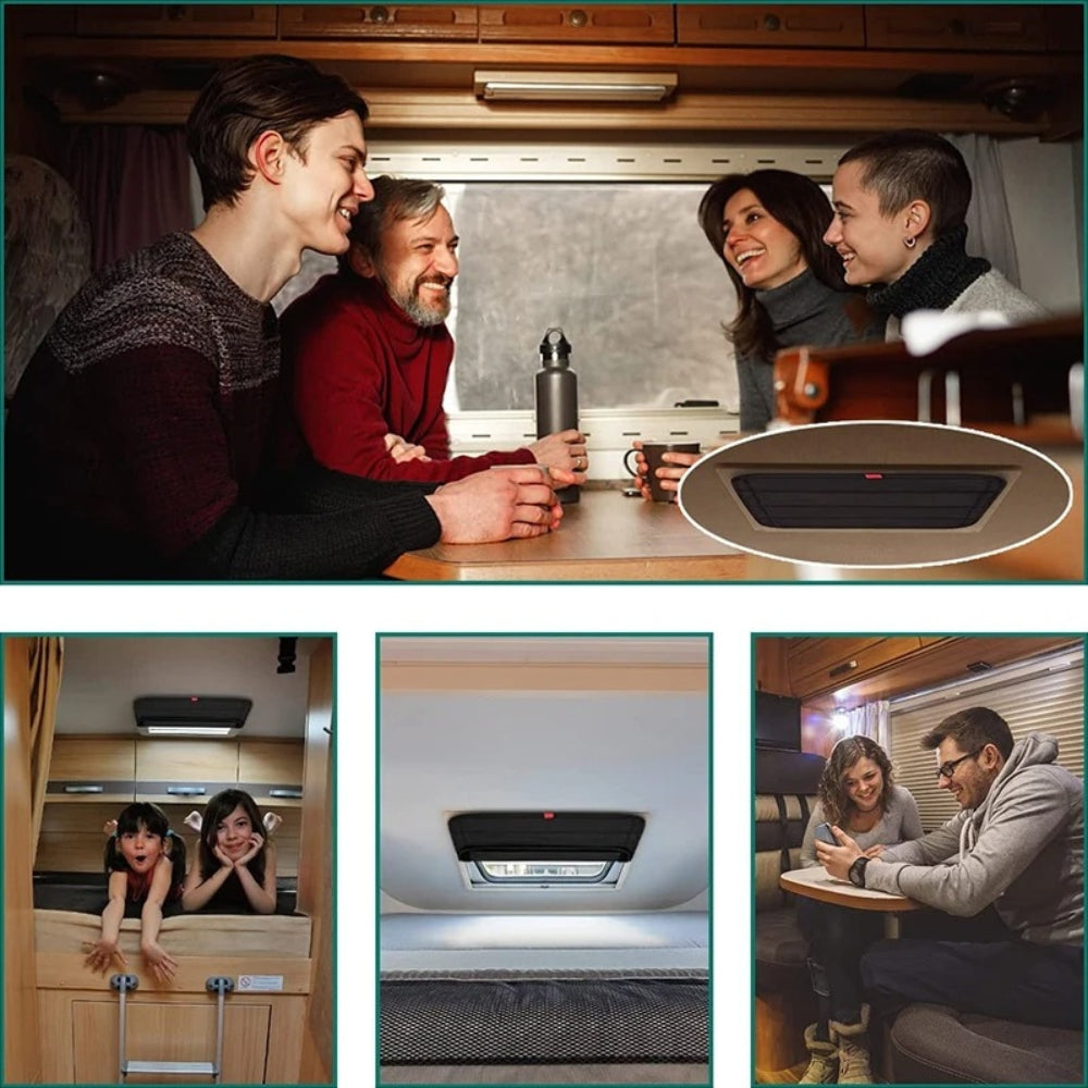 Rolled and Stylish Caravan Window Shade