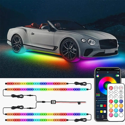 Futuristic Design Under-Car LED Lamp