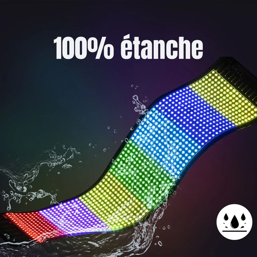 Customizable and Adjustable Car LED Panel