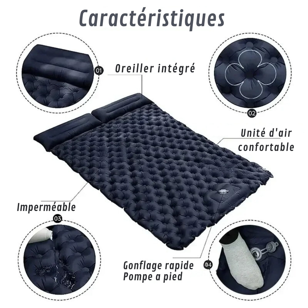 Comfortable and Lightweight 2-Person Inflatable Mattress