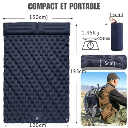 Comfortable and Lightweight 2-Person Inflatable Mattress
