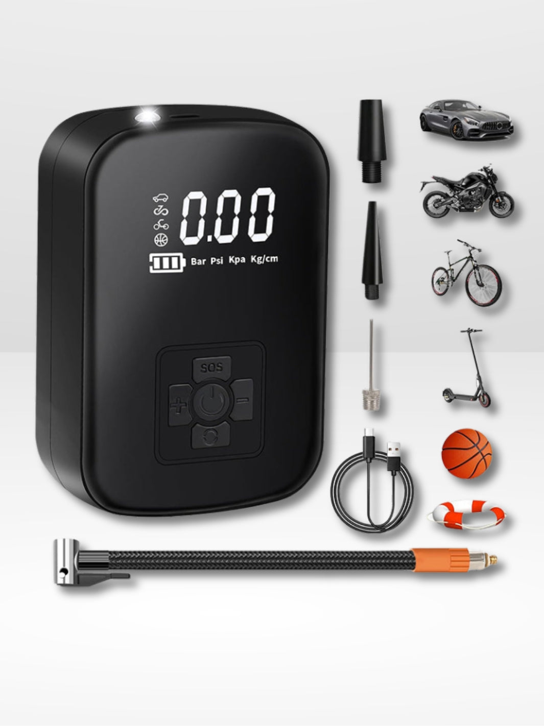 Portable Rechargeable Wireless Air Compressor