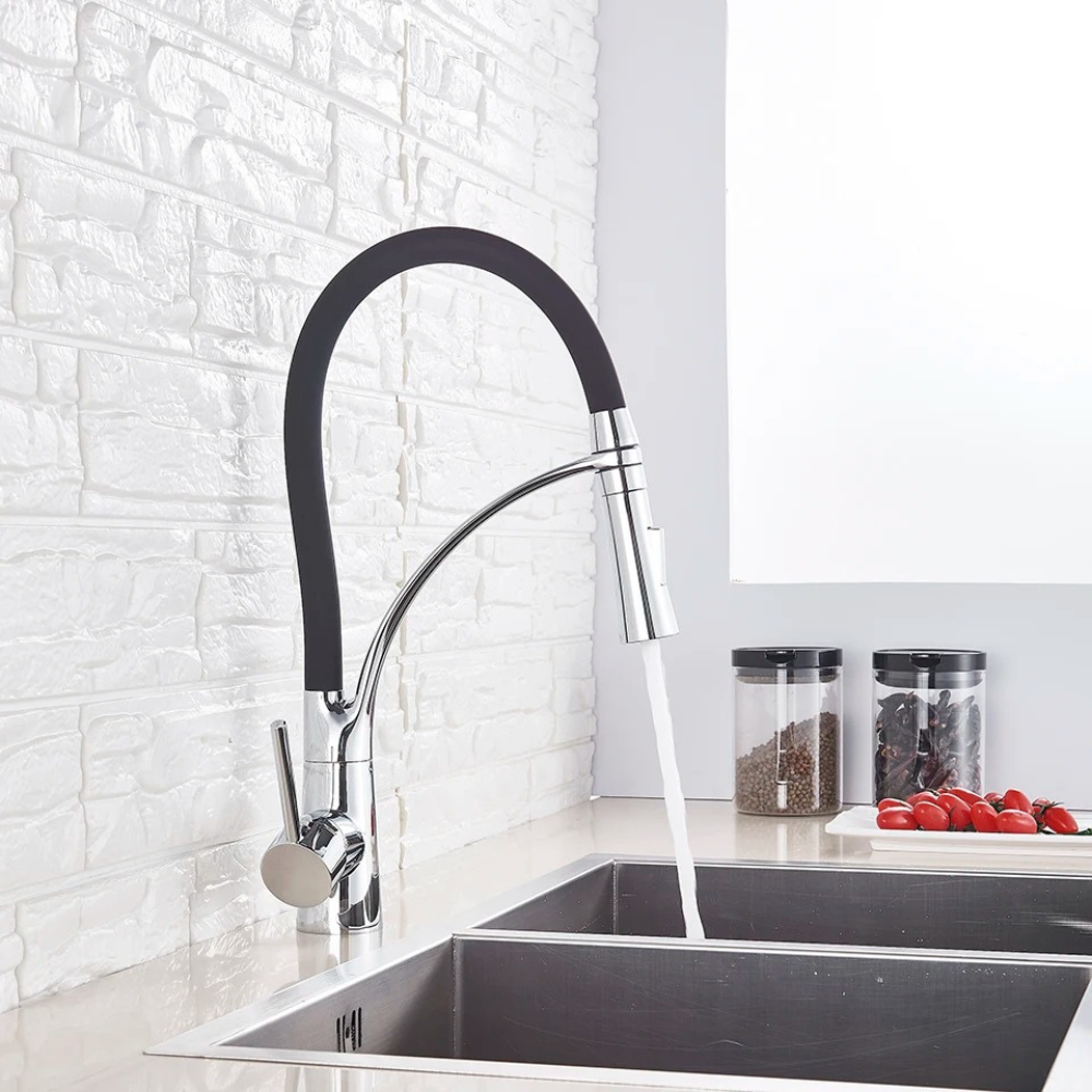 Elegant Kitchen Mixer with Hand Shower and 2 Functions