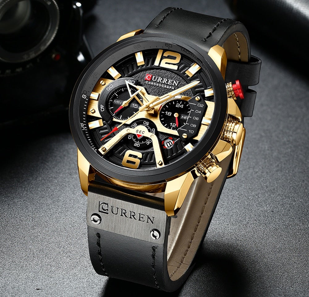 Elegant Men's Wristwatch Luxury Design