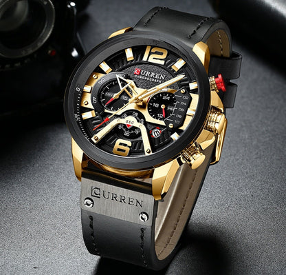 Elegant Men's Wristwatch Luxury Design
