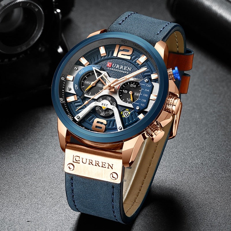Elegant Men's Wristwatch Luxury Design