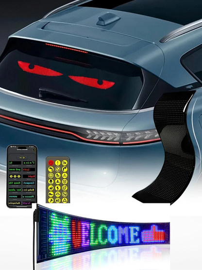 Customizable and Adjustable Car LED Panel